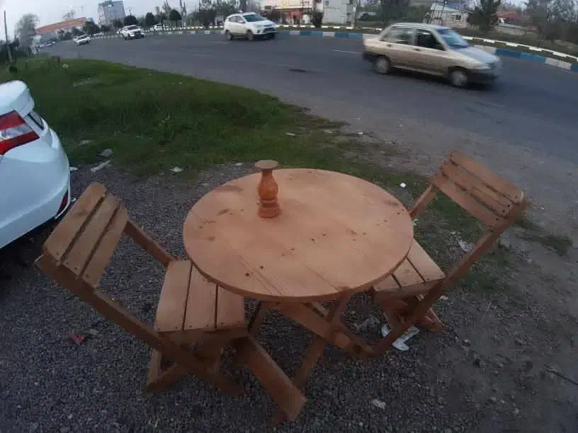 صندلی تاشو  نیمکت چوبی کافه|میز و صندلی غذاخوری|تهران, وحیدیه|دیوار