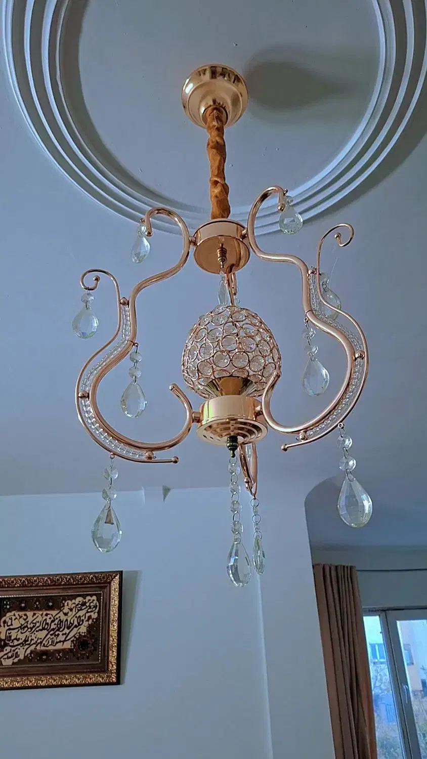 لوستر در حد نو|لوستر و چراغ آویز|قم, پردیسان|دیوار