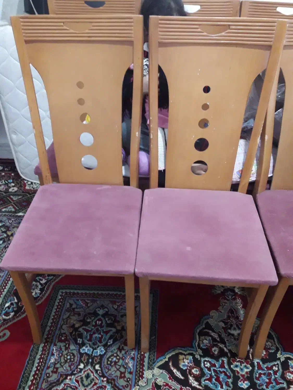 صندلی۶نفره سالم وتمیز|میز و صندلی غذاخوری|نقده, |دیوار