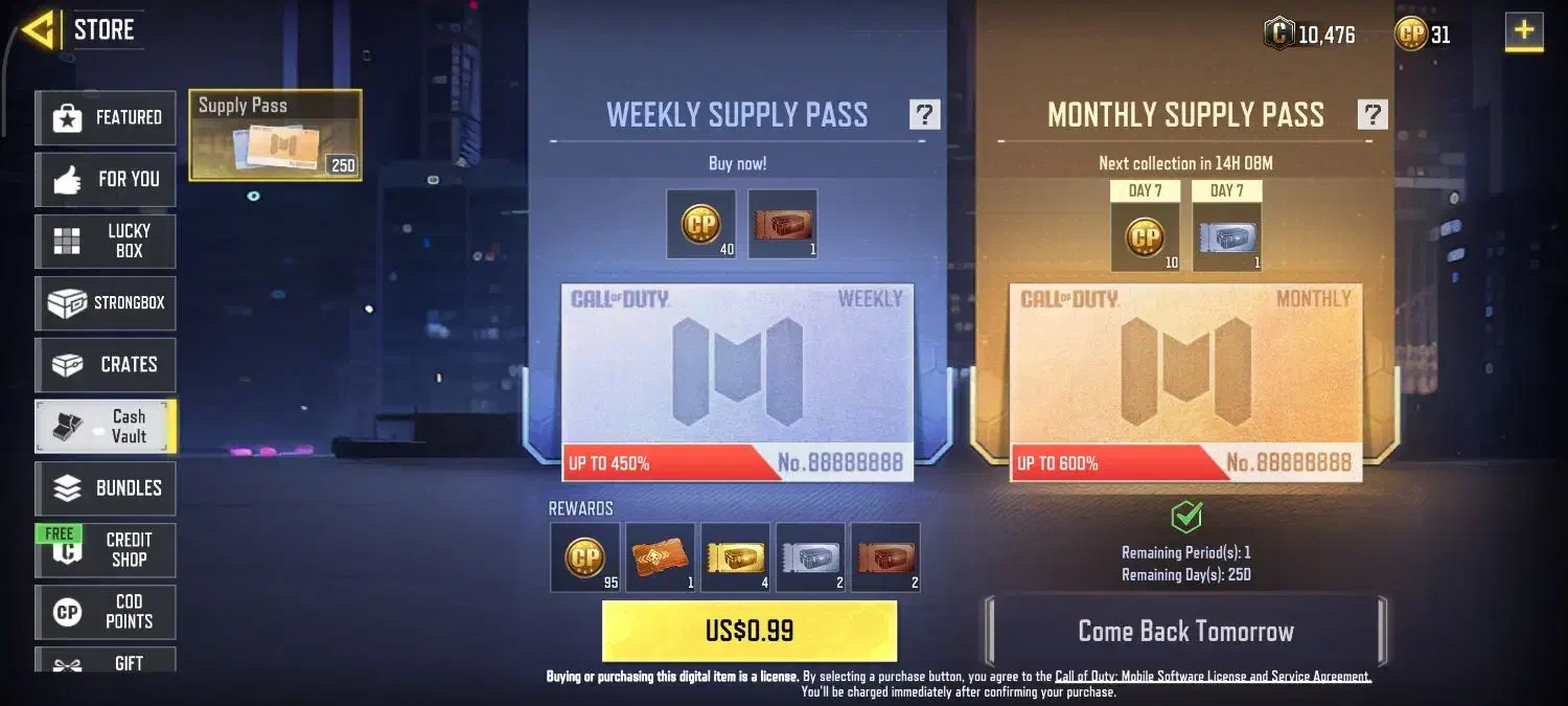 اکانت کالاف دیوتی موبایل|کنسول، بازی ویدئویی و آنلاین|ایذه, |دیوار