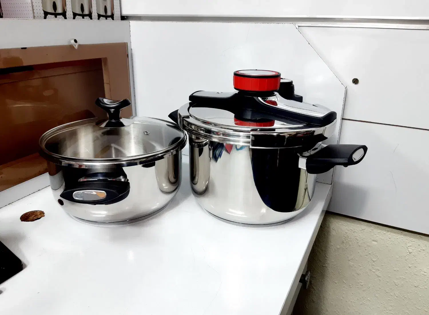 زودپز دوقلو 5+7 لیتر یونیک روگازی دارای سبد بخارپز|ظروف پخت‌وپز|گرگان, |دیوار