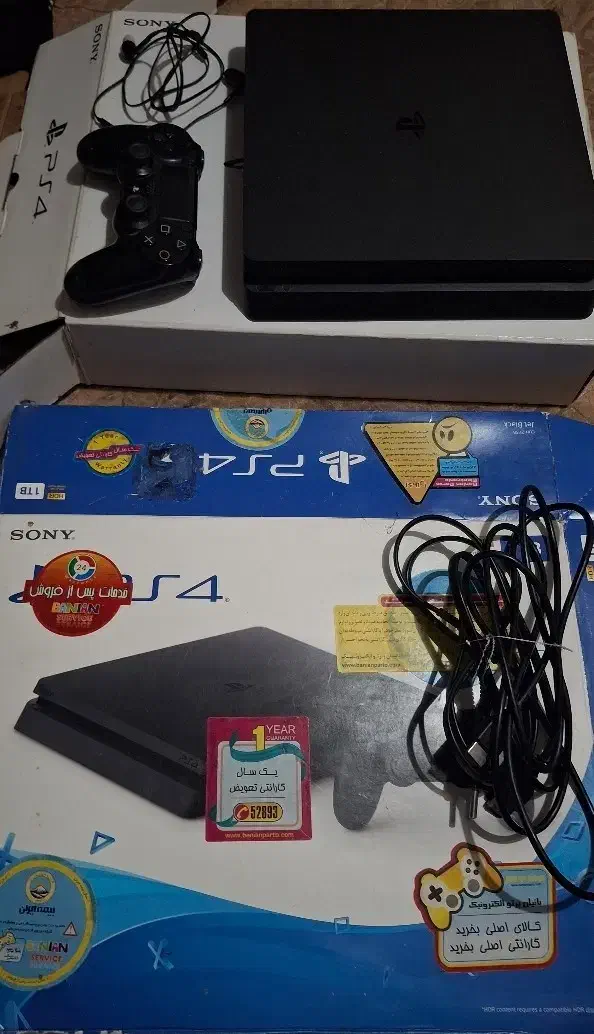 ps4 slim|کنسول، بازی ویدئویی و آنلاین|تهران, ولنجک|دیوار