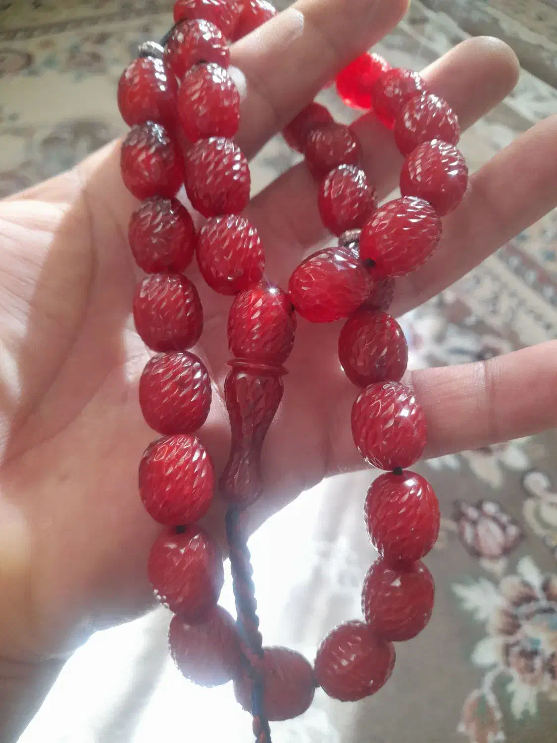 فروش تسبیح کهربای ۱۵ ساله قدیمی|کلکسیون اشیاء عتیقه|پاوه, |دیوار