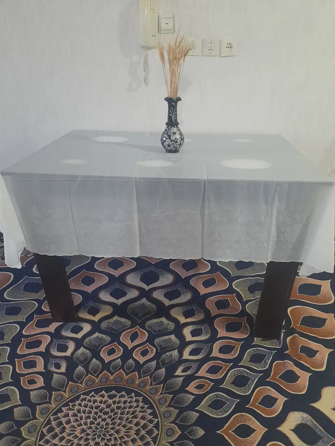 میز نهار خوری ۶ نفره|میز و صندلی غذاخوری|بهبهان, |دیوار