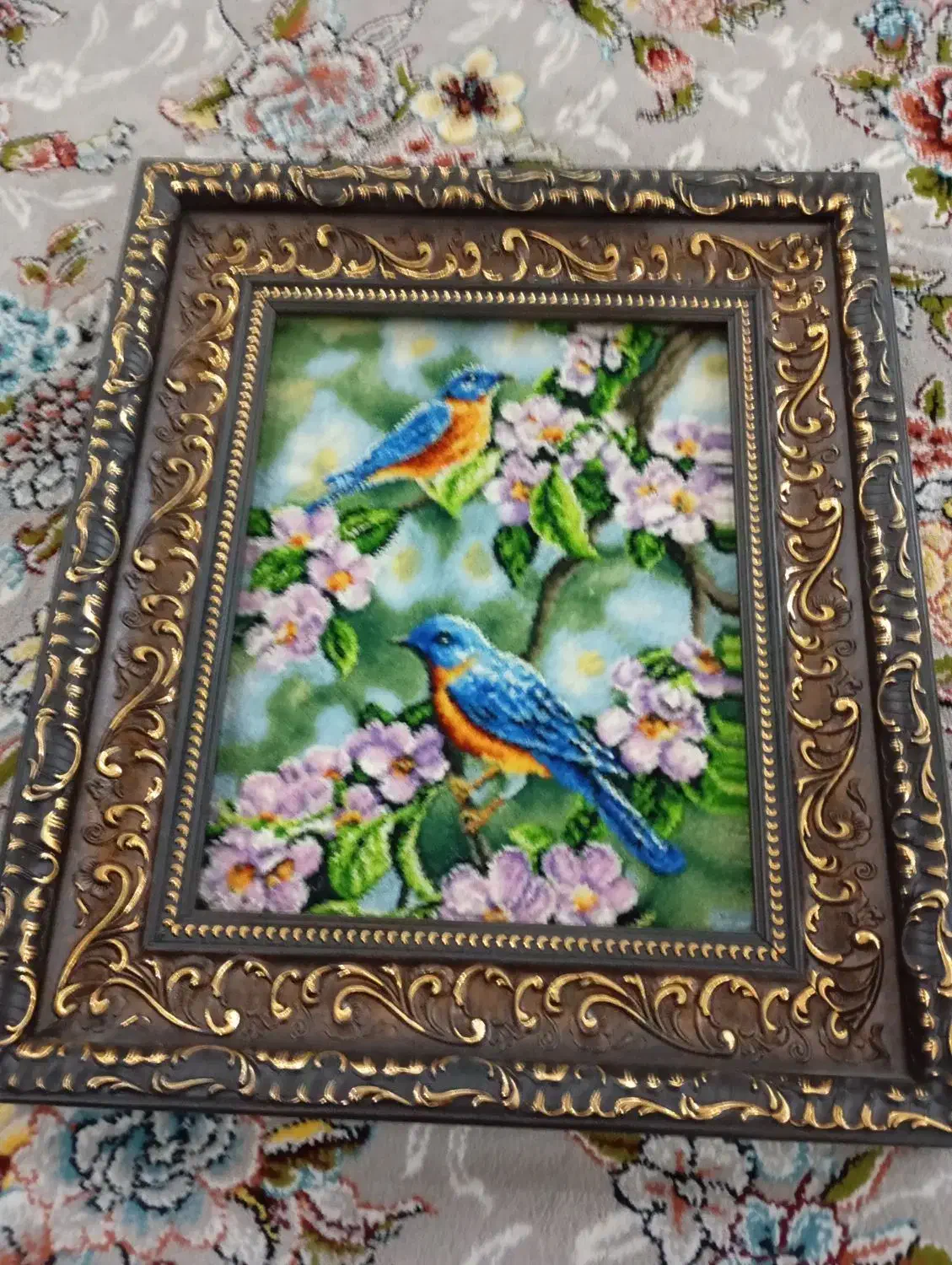 تابلو فرش دست بافت|تابلو فرش|گلستان (تهران), |دیوار