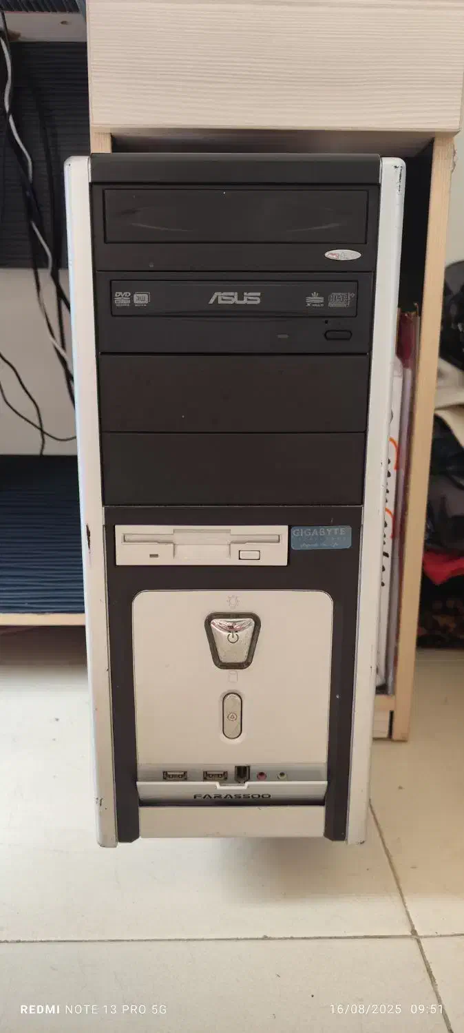 کامپیوتر مانیتور acer و کیس asus|رایانه رومیزی|بابلسر, |دیوار