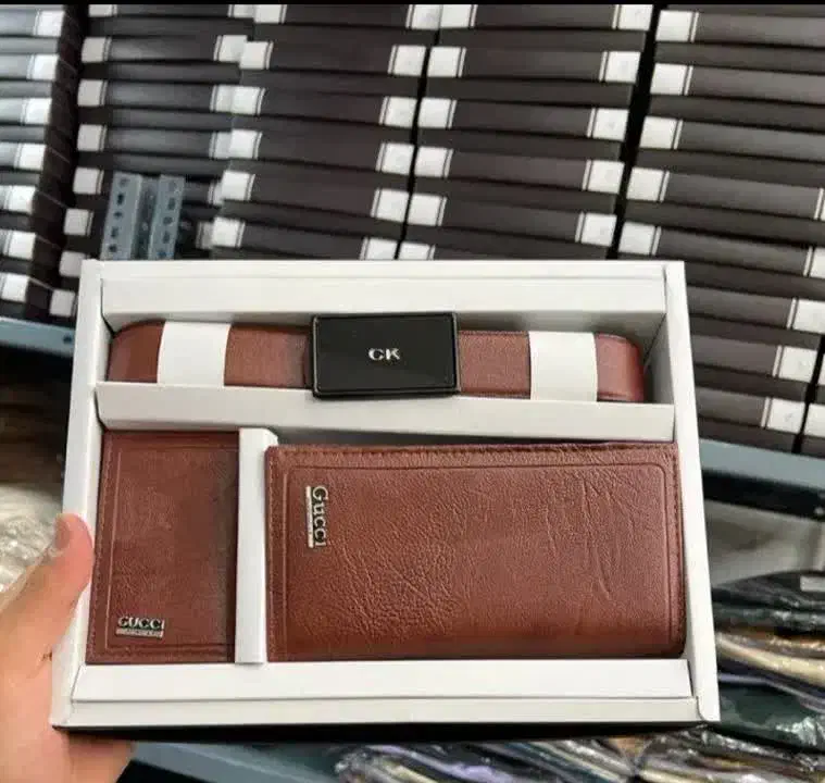 ست هدیه مردانه(کیف پول کمربند جاکارتی) با جعبه شیک|کیف، کفش، کمربند|اردبیل, |دیوار