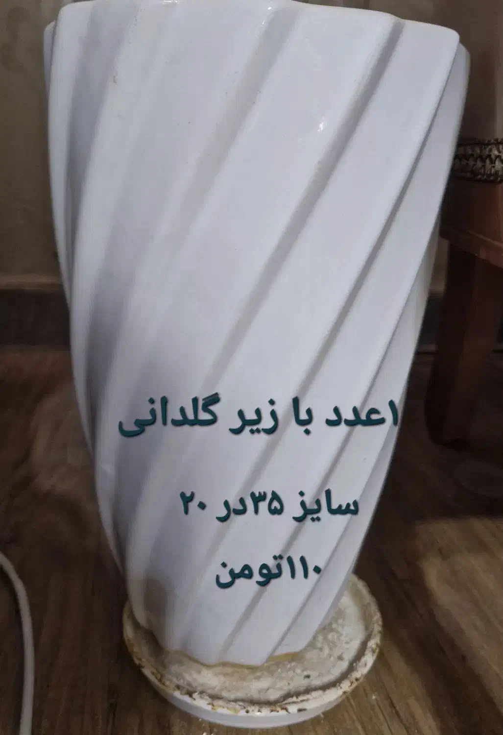 گلدان سرامیکی|گل و گیاه طبیعی|شیراز, شاه قلی بیگی|دیوار