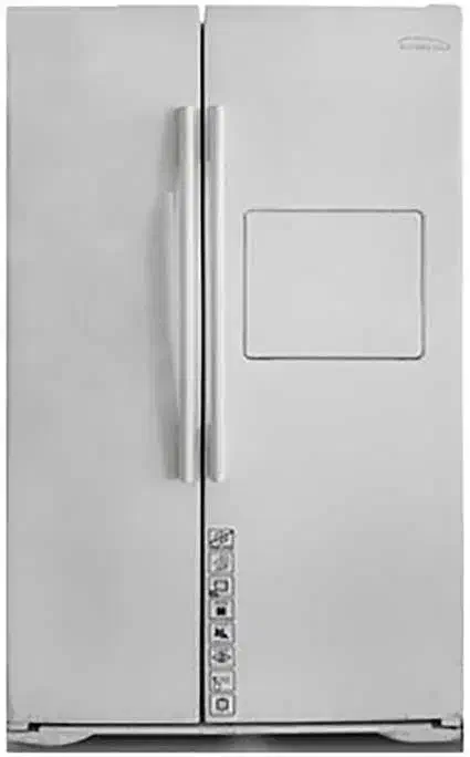 یخچال ساید 27 فوت موتور دانفوس المان|یخچال و فریزر|شیراز, شاهچراغ|دیوار