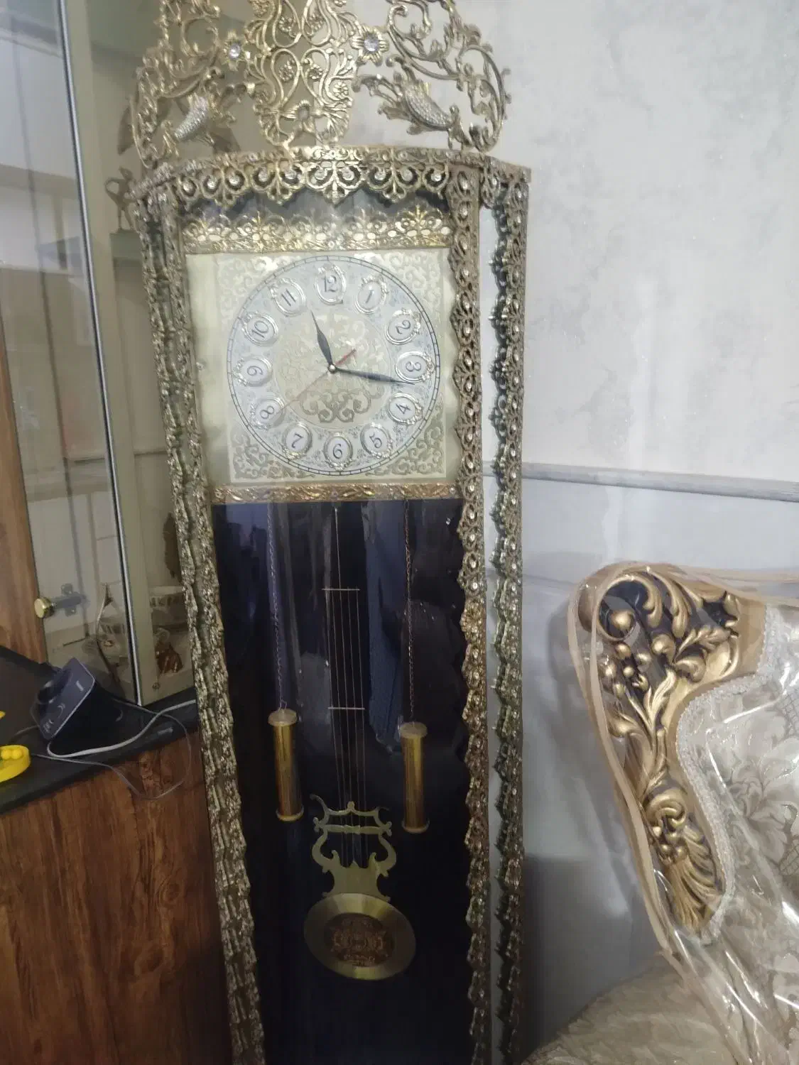 ساعت ایستاده برنز|ساعت دیواری و تزئینی|قم, زاویه|دیوار