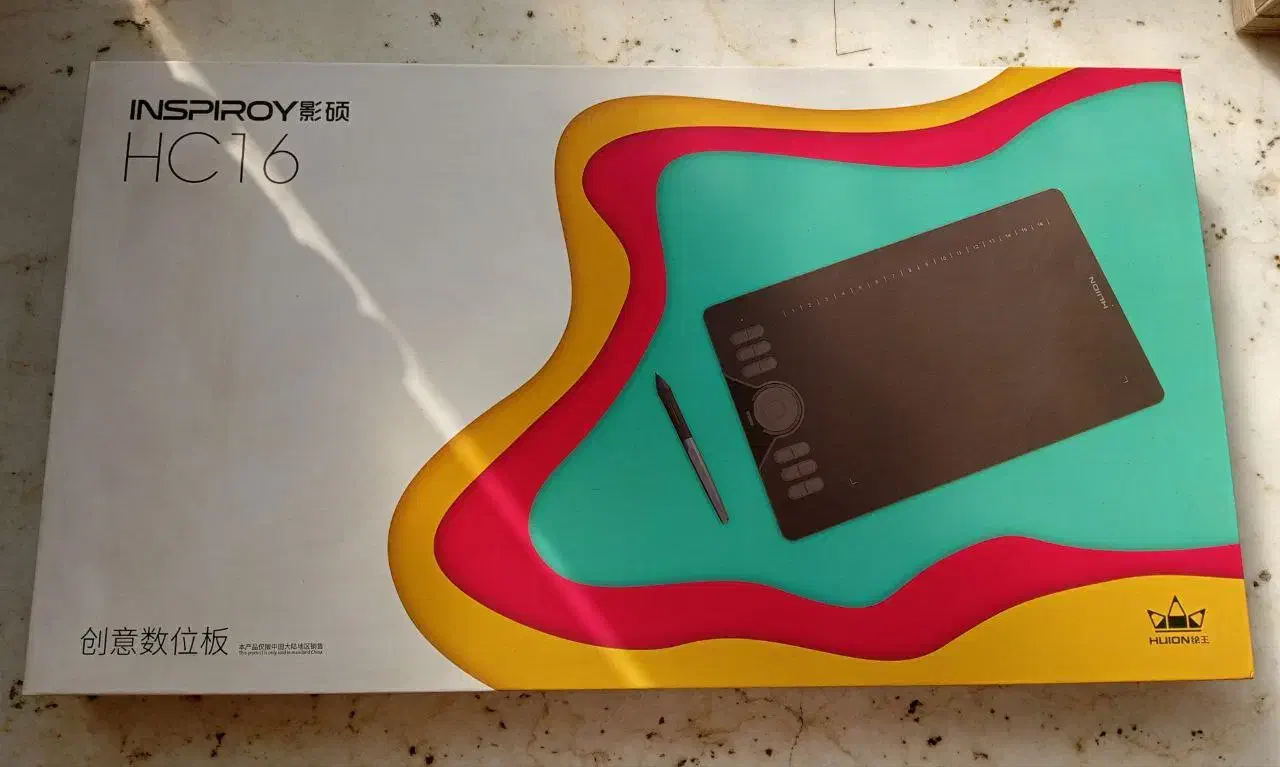 تبلت گرافیکی Huion مدل HC16 به همراه قلم نوری|تبلت|تهران, اسکندری|دیوار