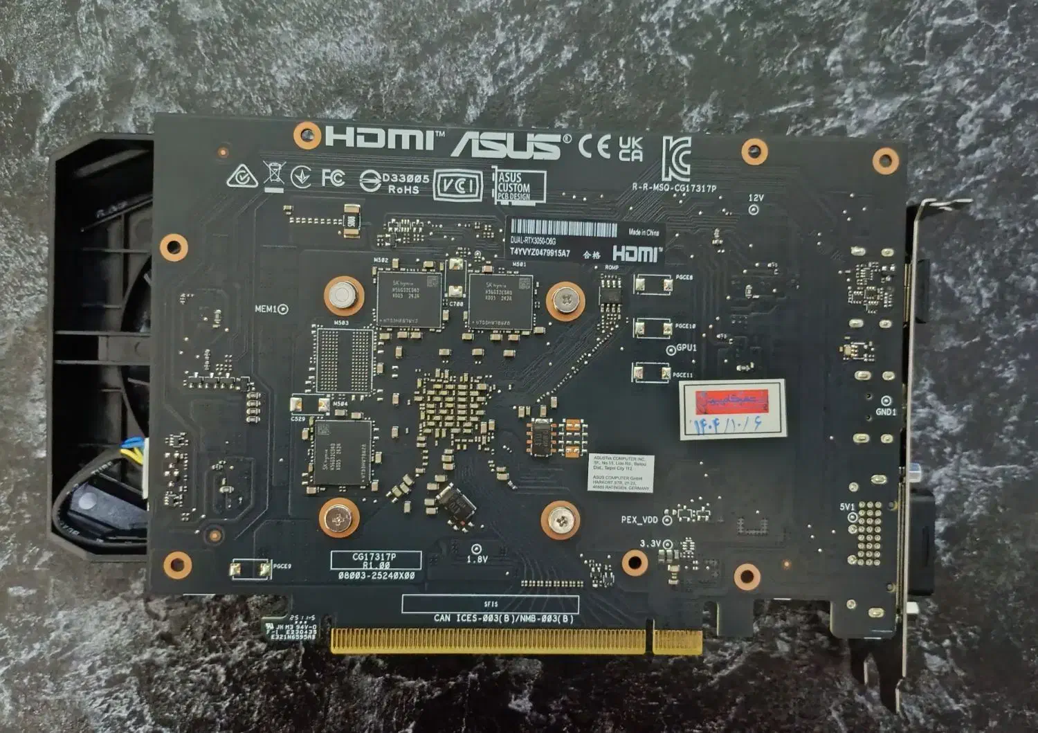 ASUS RTX3050 6GB GDDR6 OC|قطعات و لوازم جانبی رایانه|تهران, خاک سفید|دیوار