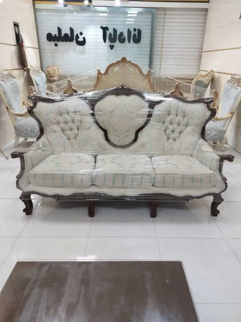 مبل استیل کلاسیک مدل سیلور درحد نونو|مبلمان خانگی و میز عسلی|نوشهر, |دیوار