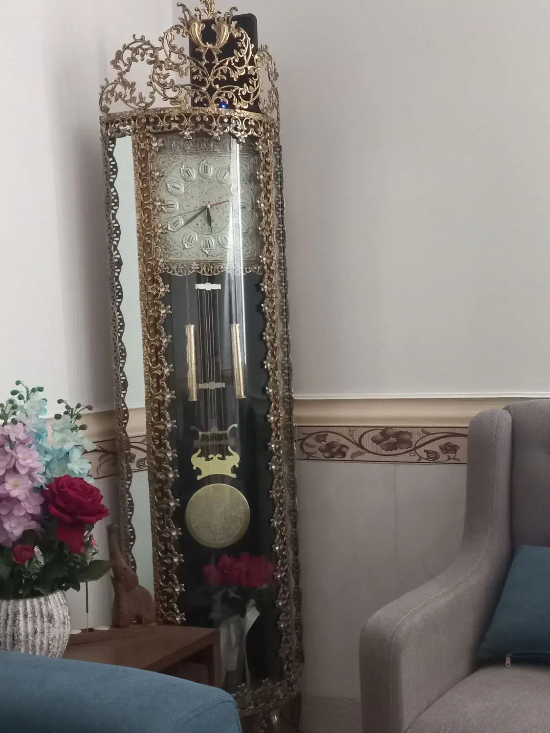 ساعت برنز|ساعت دیواری و تزئینی|چهارباغ, |دیوار