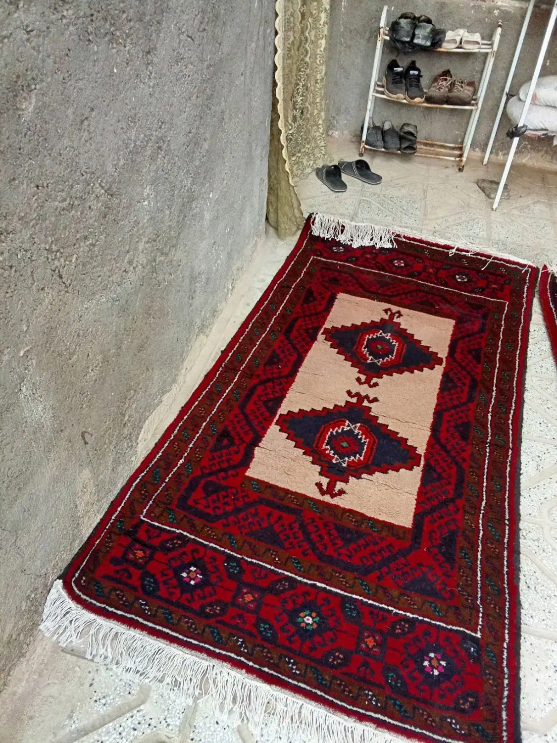 قالیچه دستباف|فرش|قائن, |دیوار