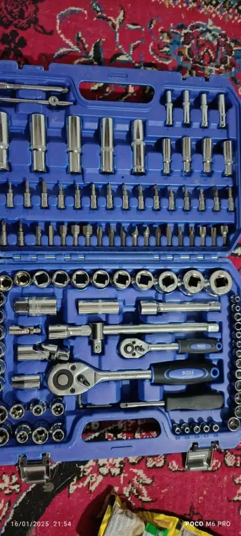 جعبه بکس ۱۰۸ پارچه سری فوق صنعتی|ابزارآلات|اصفهان, خواجه عمید|دیوار