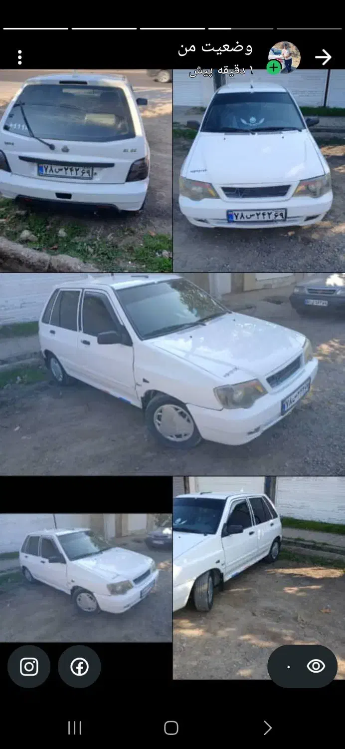 ۱۱۱مدل۹۳ سفید|خودرو سواری و وانت|خان ببین, |دیوار