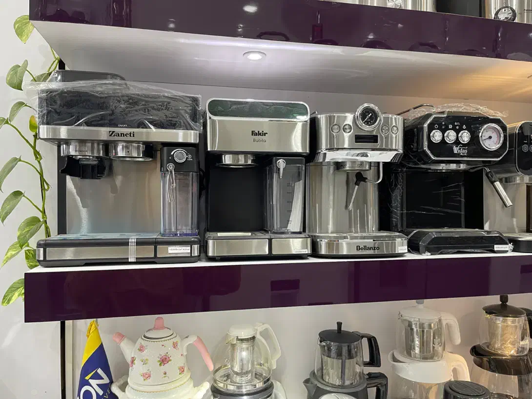 انواع اسپرسوساز شرکتی با اقسا|سماور، چای‌ساز، قهوه‌ساز|کاشان, درب زنجیر|دیوار