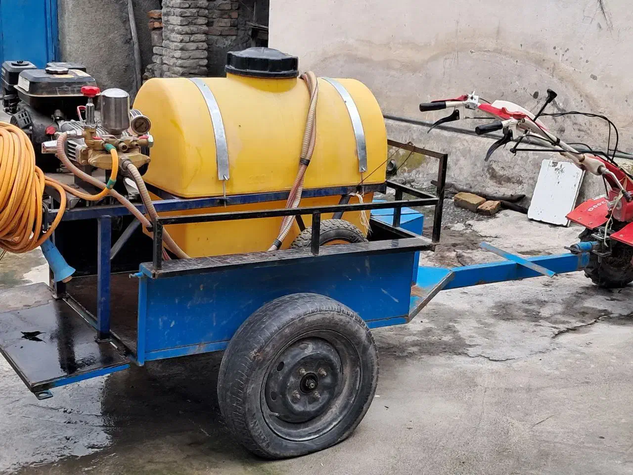 تریلی ، تیلر و سم پاش|ابزارآلات|بندر گز, |دیوار