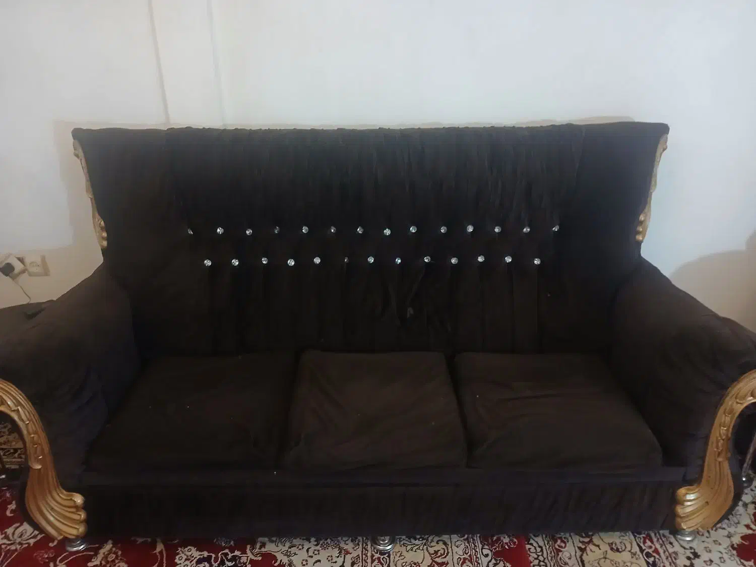 مبل 7 نفره بامیز عسلی|مبلمان خانگی و میز عسلی|تایباد, |دیوار