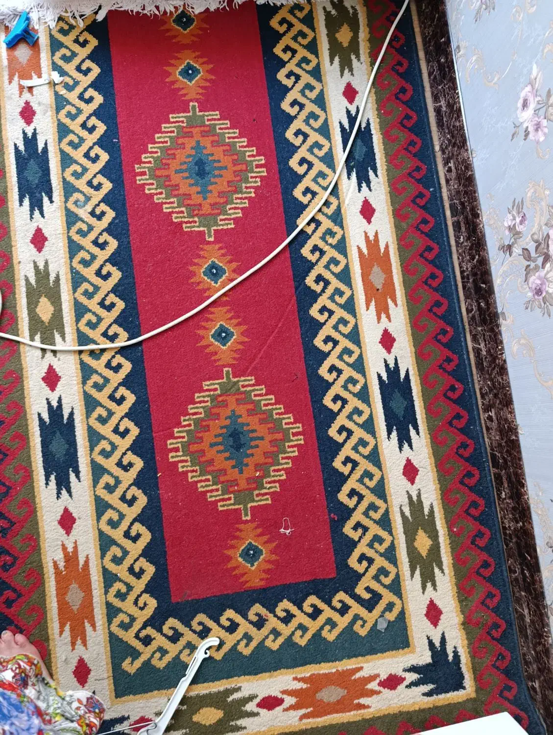 کناره|گلیم، جاجیم، گبه|کرمان, |دیوار