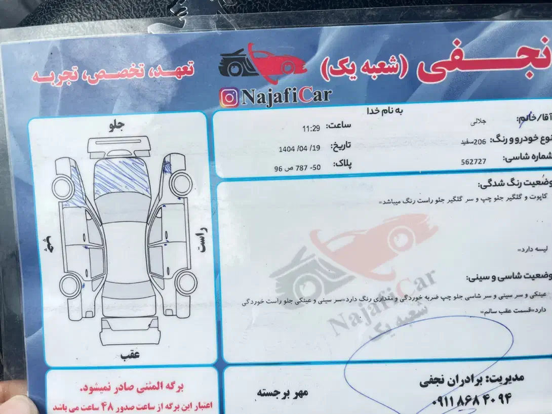 ۲۰۶ تیپ ۳ مدل ۹۷|خودرو سواری و وانت|گرگان, |دیوار