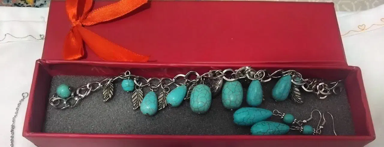 گردنبند ست و گوشواره..|بدلیجات|لنگرود, |دیوار