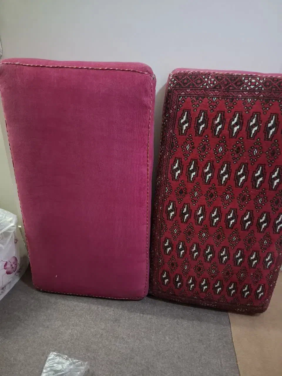 جفت پشتی مخطع|پشتی|اصفهان, شفق|دیوار