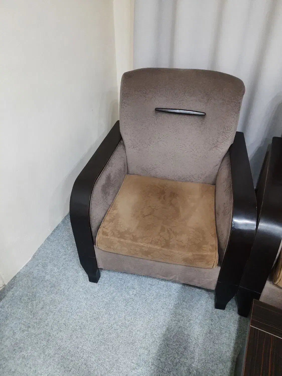 مبلمان نیم ست چهار نفره|مبلمان خانگی و میز عسلی|پرند, فاز ۶|دیوار