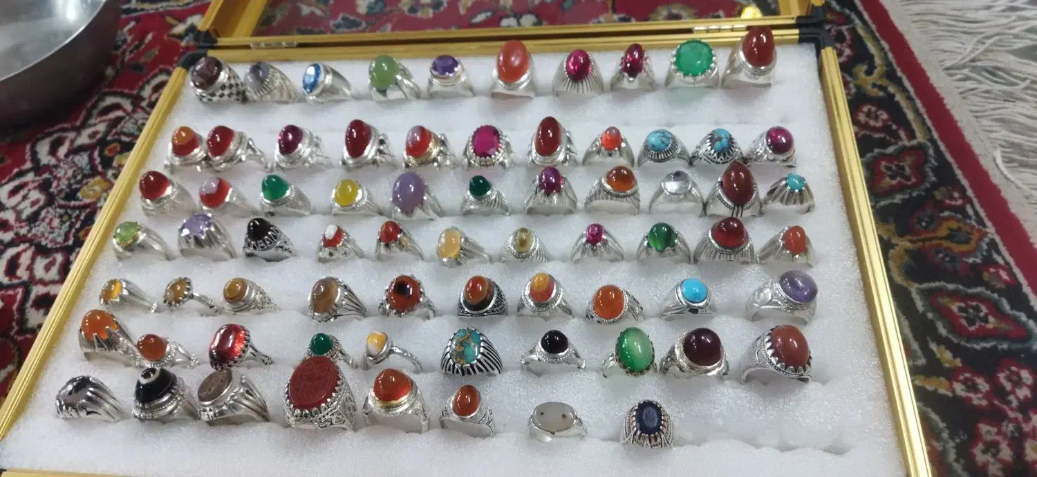 انگشتر دست ساز نقره عیار بالا|جواهرات|مراغه, |دیوار