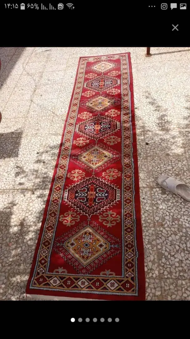 بشقاب پیرکس 4دست و یه فرش کناره|ظروف سرو و پذیرایی|گرمسار, |دیوار