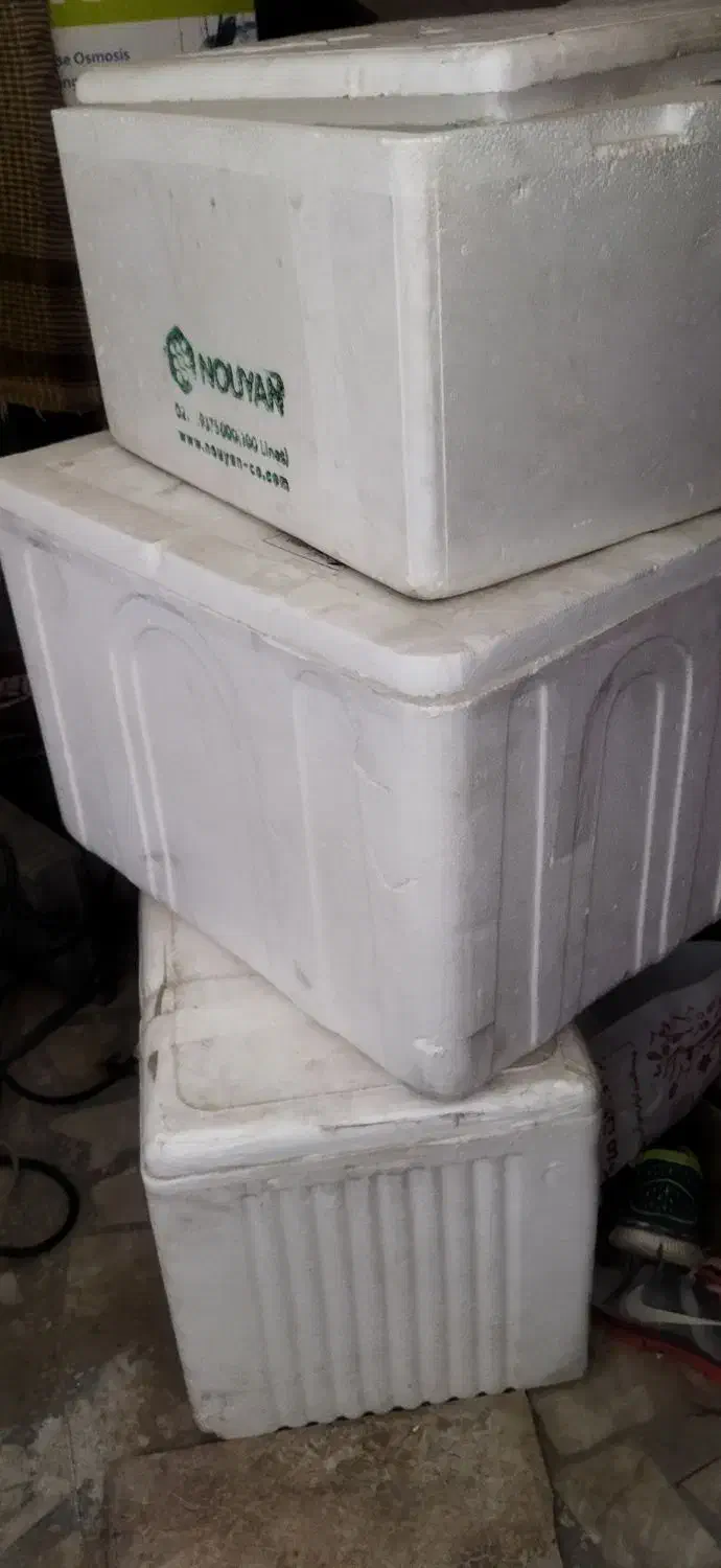 فیبر.آکاسیف.یونولیت.یخدان|ظروف نگهدارنده، پلاستیکی، یک‌بارمصرف|زاهدان, |دیوار