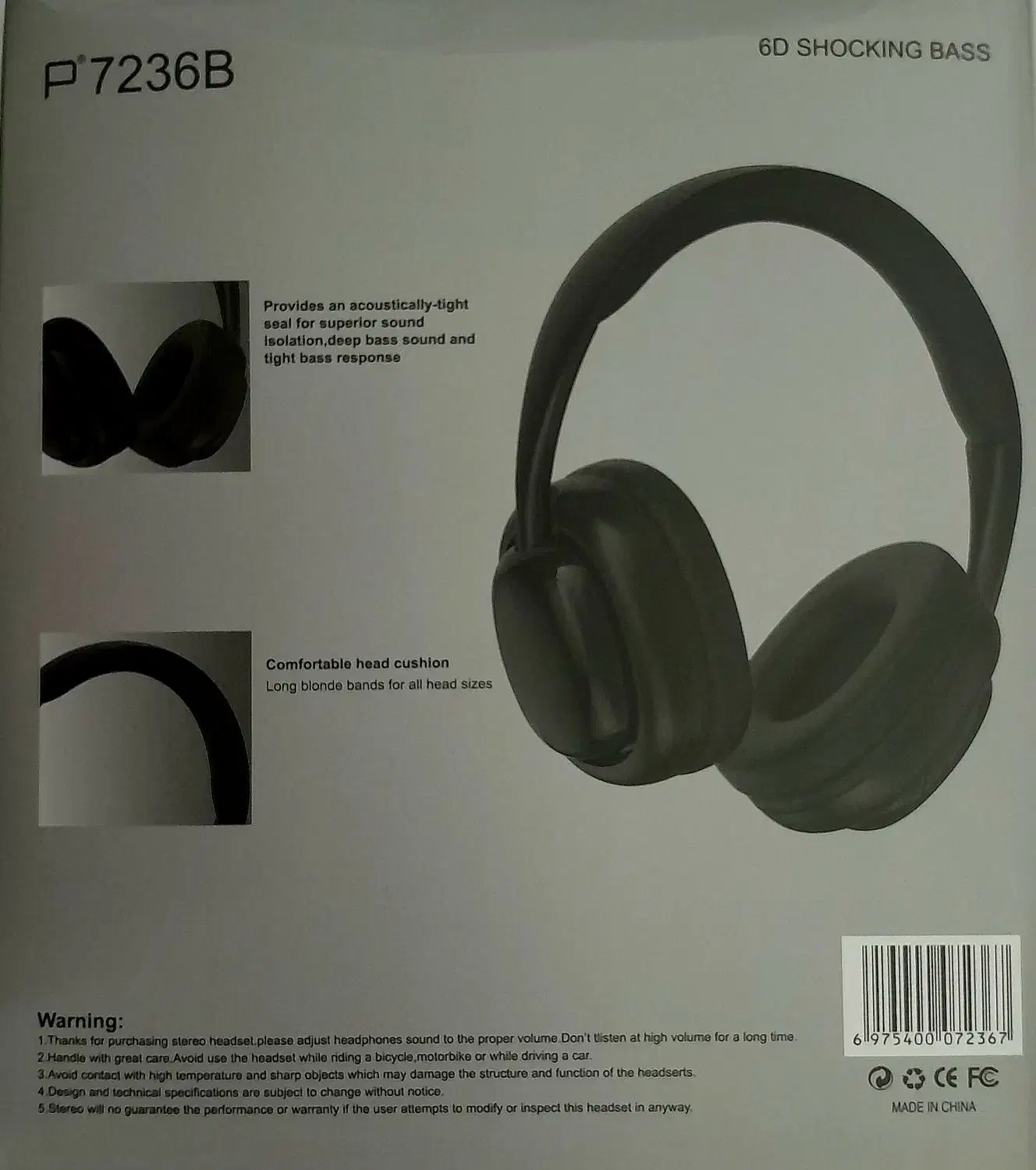 هدست بلوتوثی فشن مدل p7236|لوازم جانبی موبایل و تبلت|قم, دورشهر|دیوار