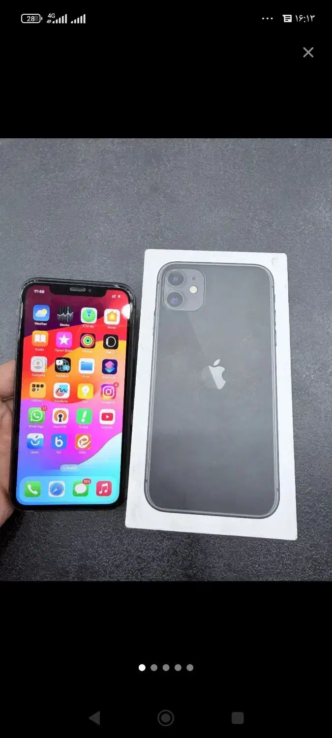 آیفون 11  دو سیم کارت 128گیگ|موبایل|خرم‌آباد, |دیوار