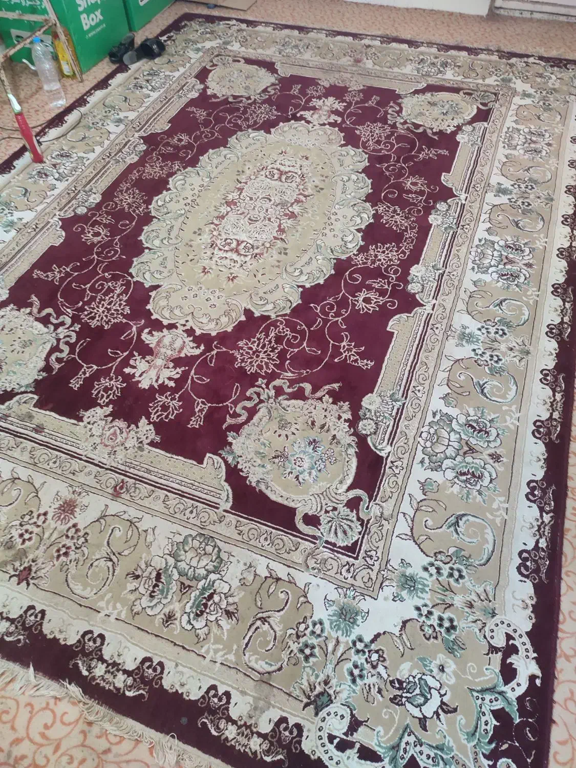 قالی 9متری سالم در حد نو‌|فرش|اهواز, شهدای انتظامی|دیوار