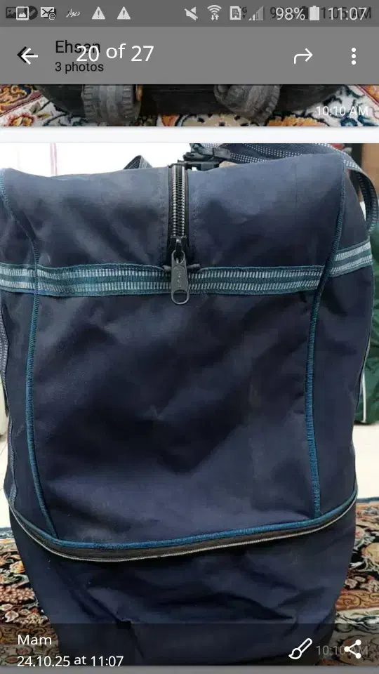 چند عدد ساک چرخدار بزرگ|کیف، کفش، کمربند|کرج, استاندارد|دیوار