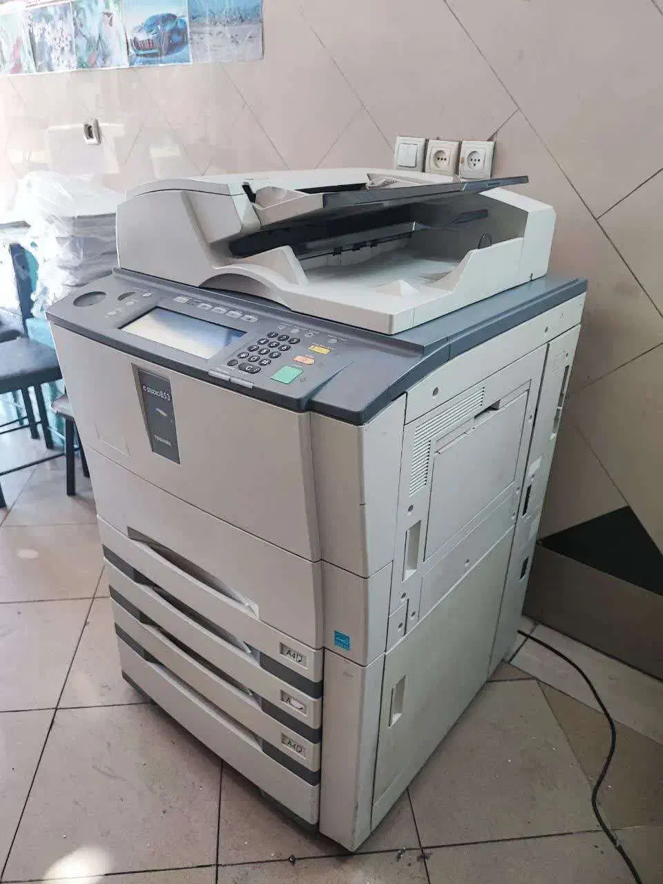 توشیبا toshiba e studio 853 استوک اروپا|پرینتر، اسکنر، کپی، فکس|قم, امامزاده ابراهیم|دیوار