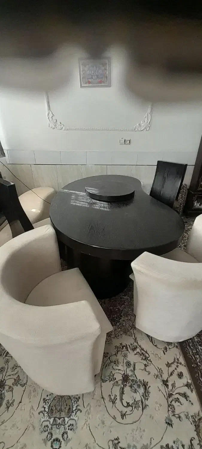 میزغذاخوری هفت نفره|میز و صندلی غذاخوری|خمین, |دیوار