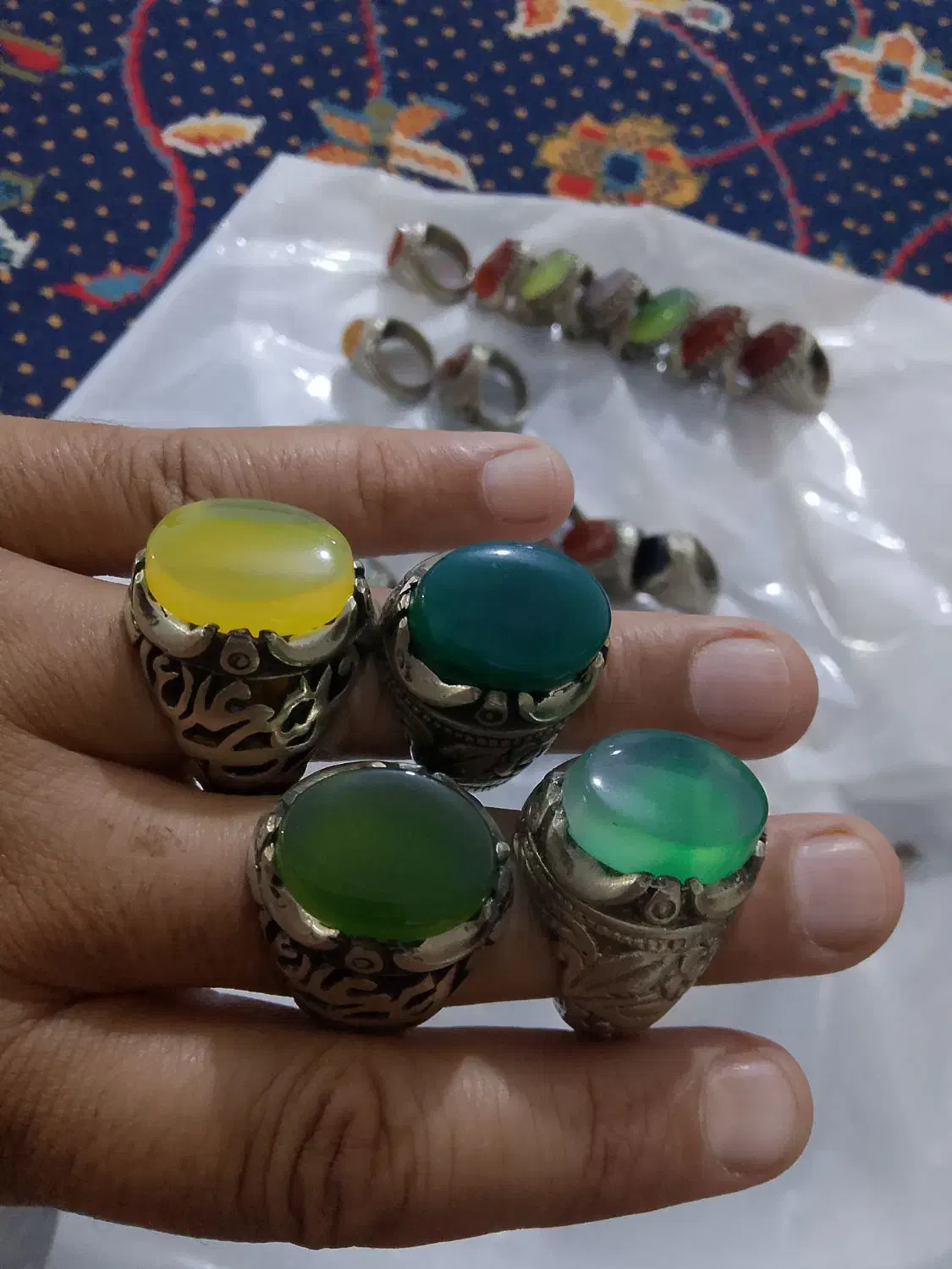 انگشتر نقره عیار پایین|جواهرات|چابهار, |دیوار