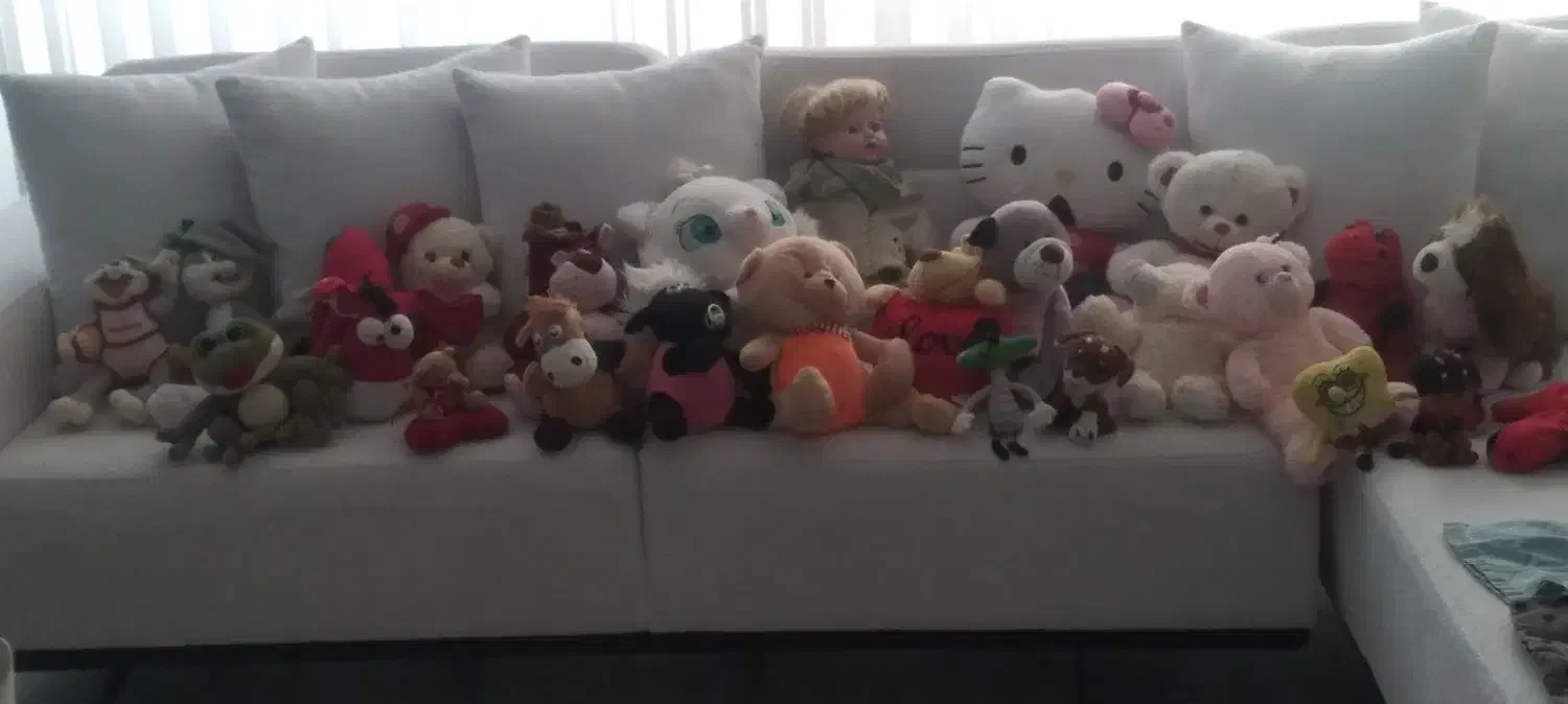 کلی عروسک های تمیز و سالم|اسباببازی بچه|کرج, جهانشهر|دیوار