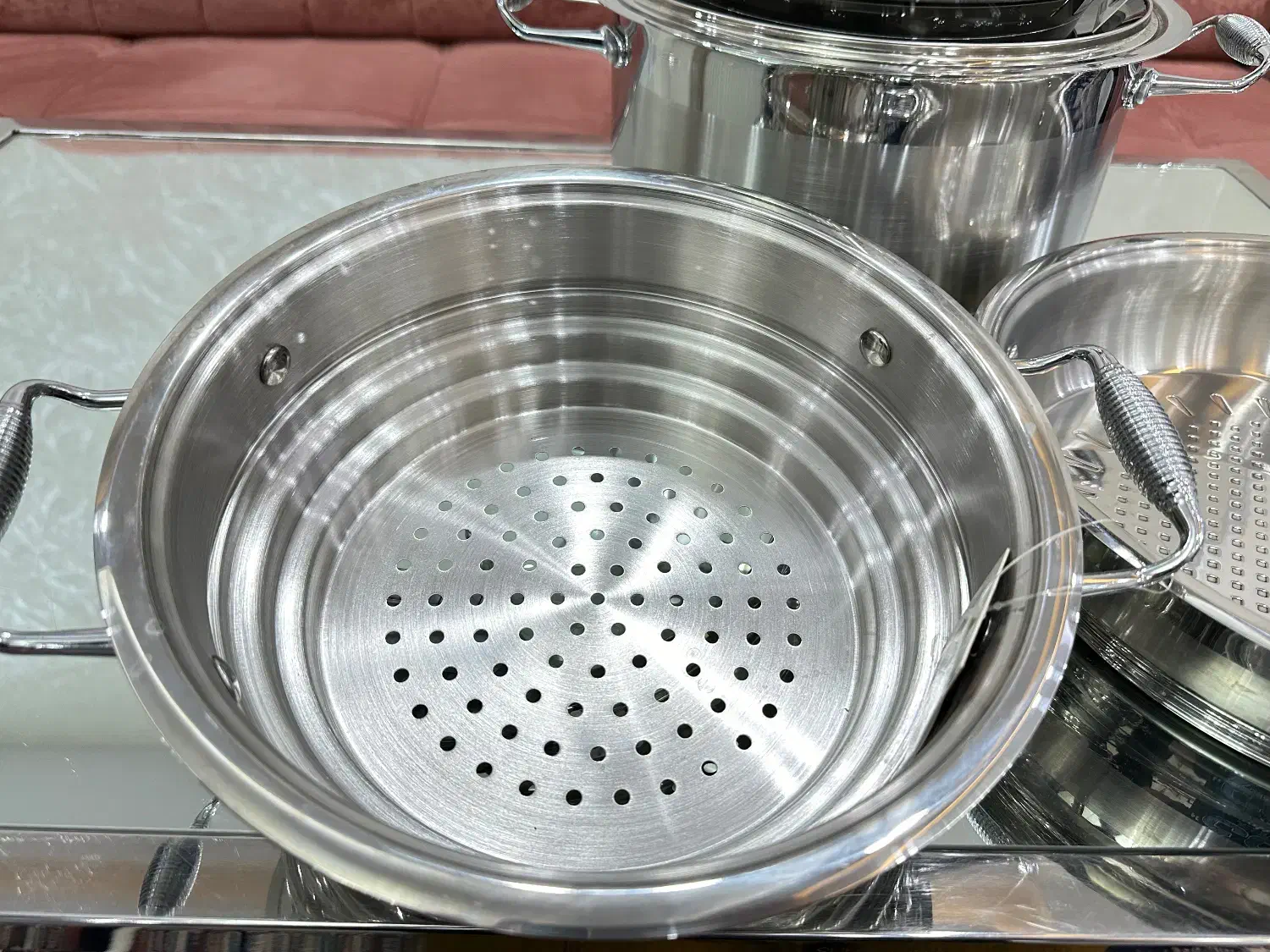 سرویس قابلمه استیل قدیمی|ظروف پخت‌وپز|تهران, دولتخواه جنوبی|دیوار