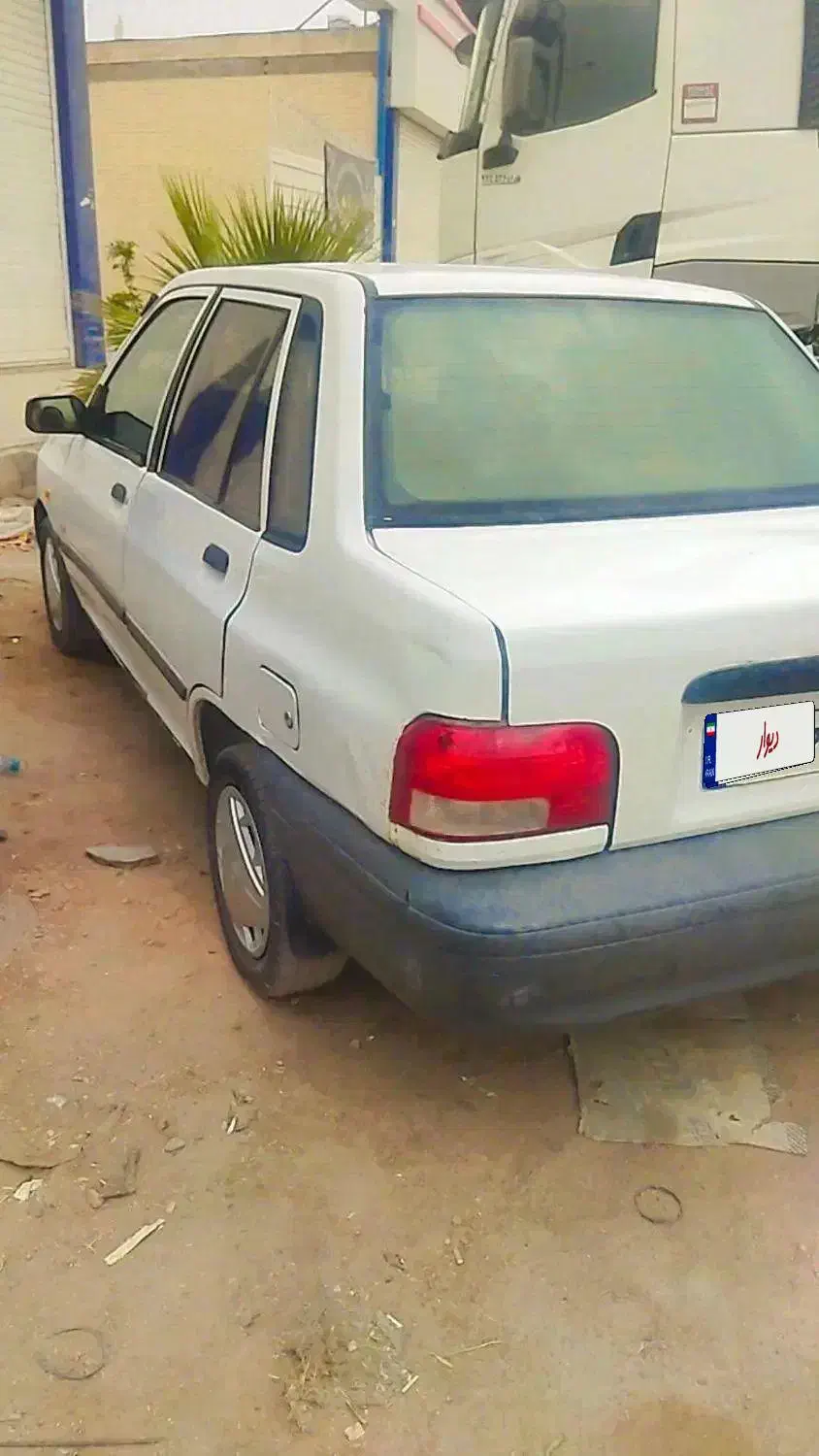 پراید۸۲ سفید|خودرو سواری و وانت|یزد, |دیوار