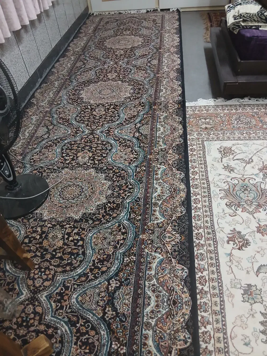 فرش ماشینی ۱۲ متری و کناره|فرش|خرمآباد, |دیوار