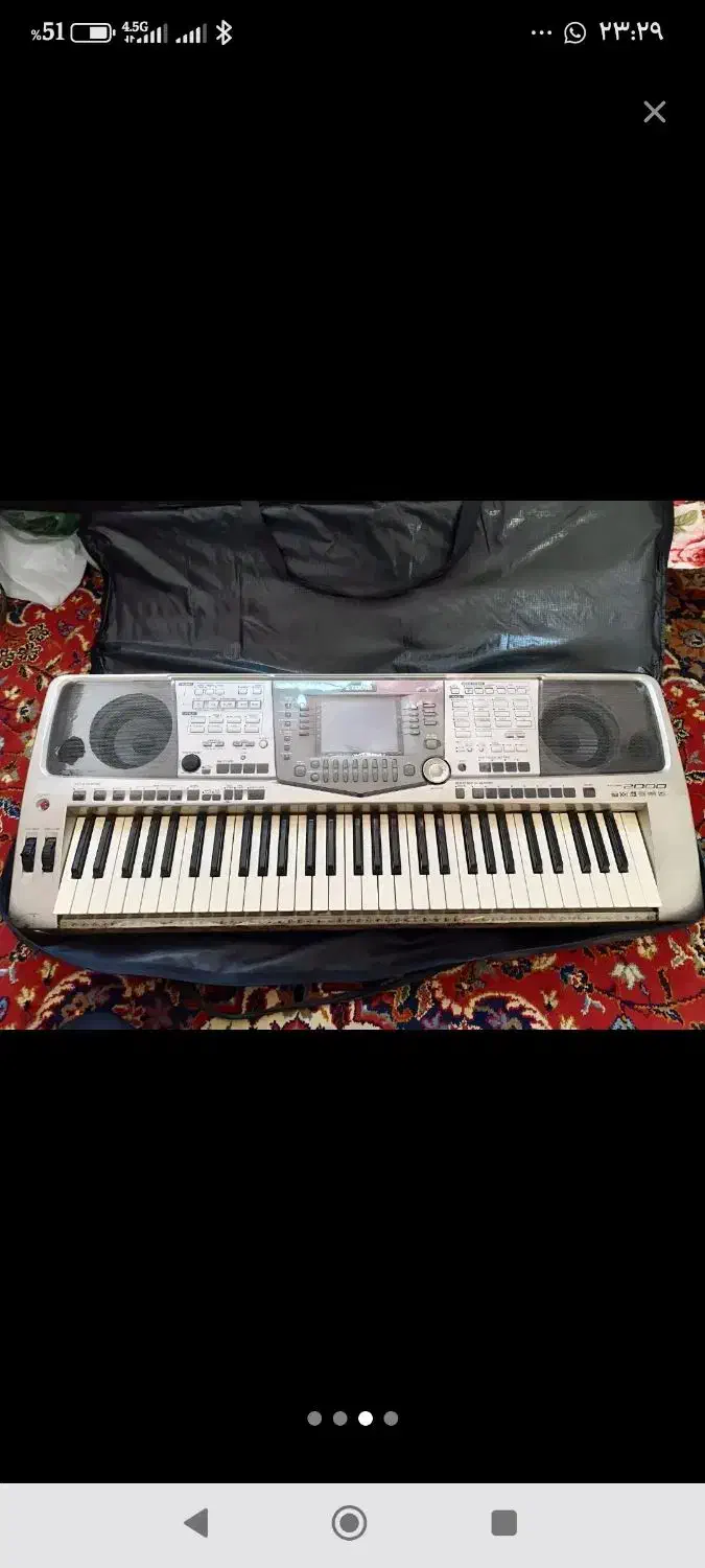 ارگ یاماها 2000 در حد نو|پیانو، کیبورد، آکاردئون|یاسوج, |دیوار
