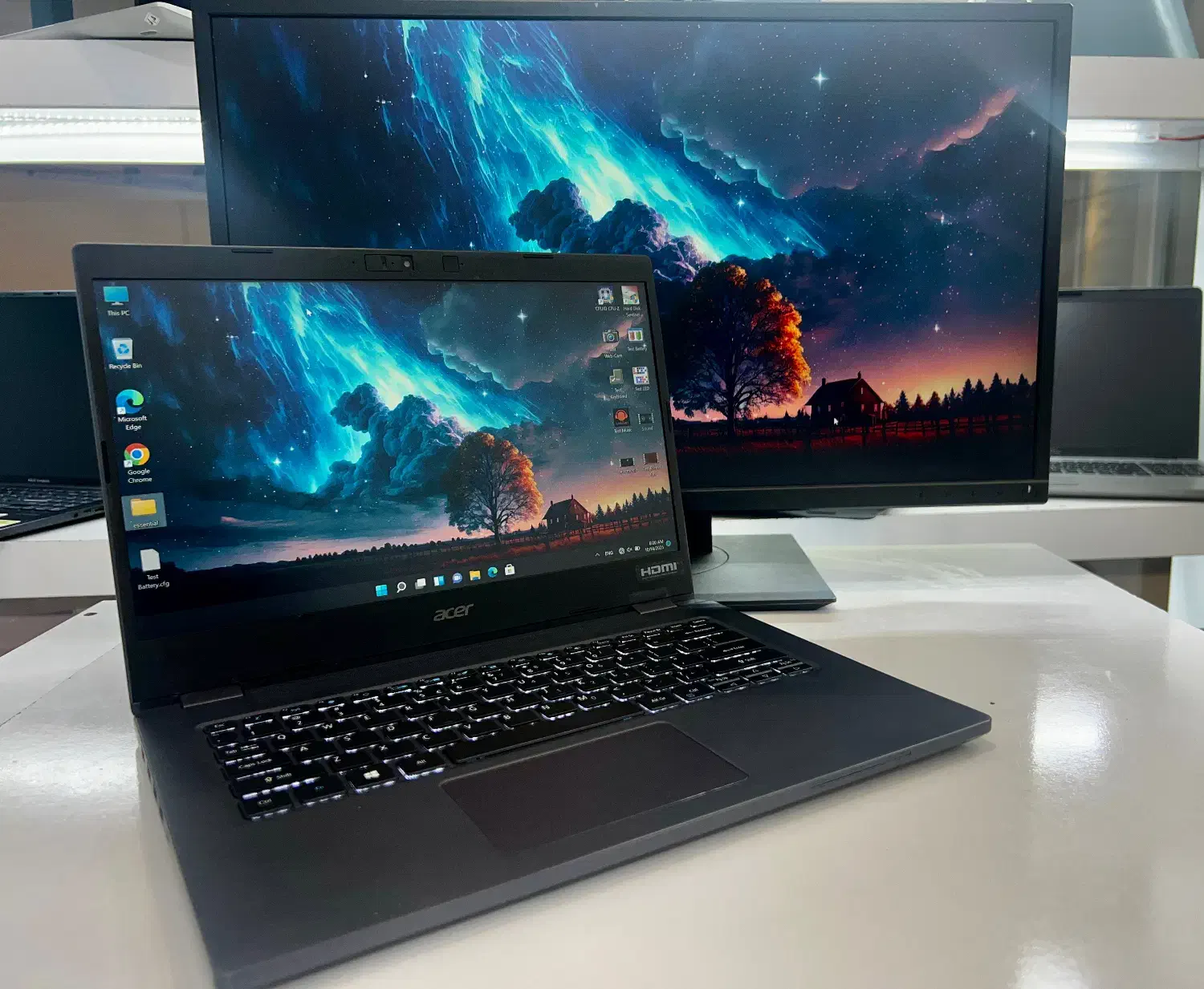 لپتاپ نسل 11 Acer/ با گرافیک iris 4GB/ اثر انگشت|رایانه همراه|مشهد, احمدآباد|دیوار