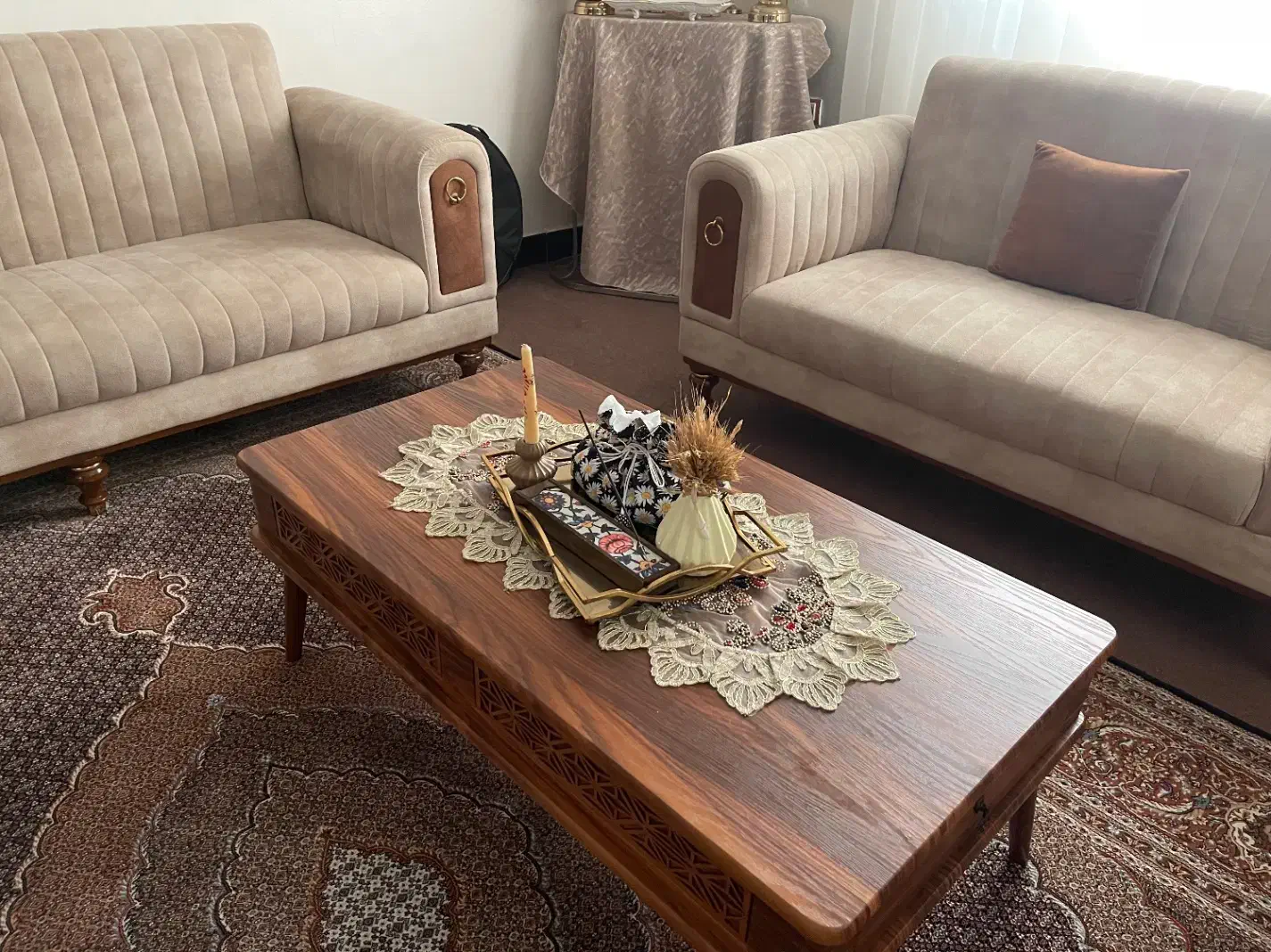 ست مبل و جلو مبلی و میز تلویزیون|مبلمان خانگی و میز عسلی|چمستان, |دیوار