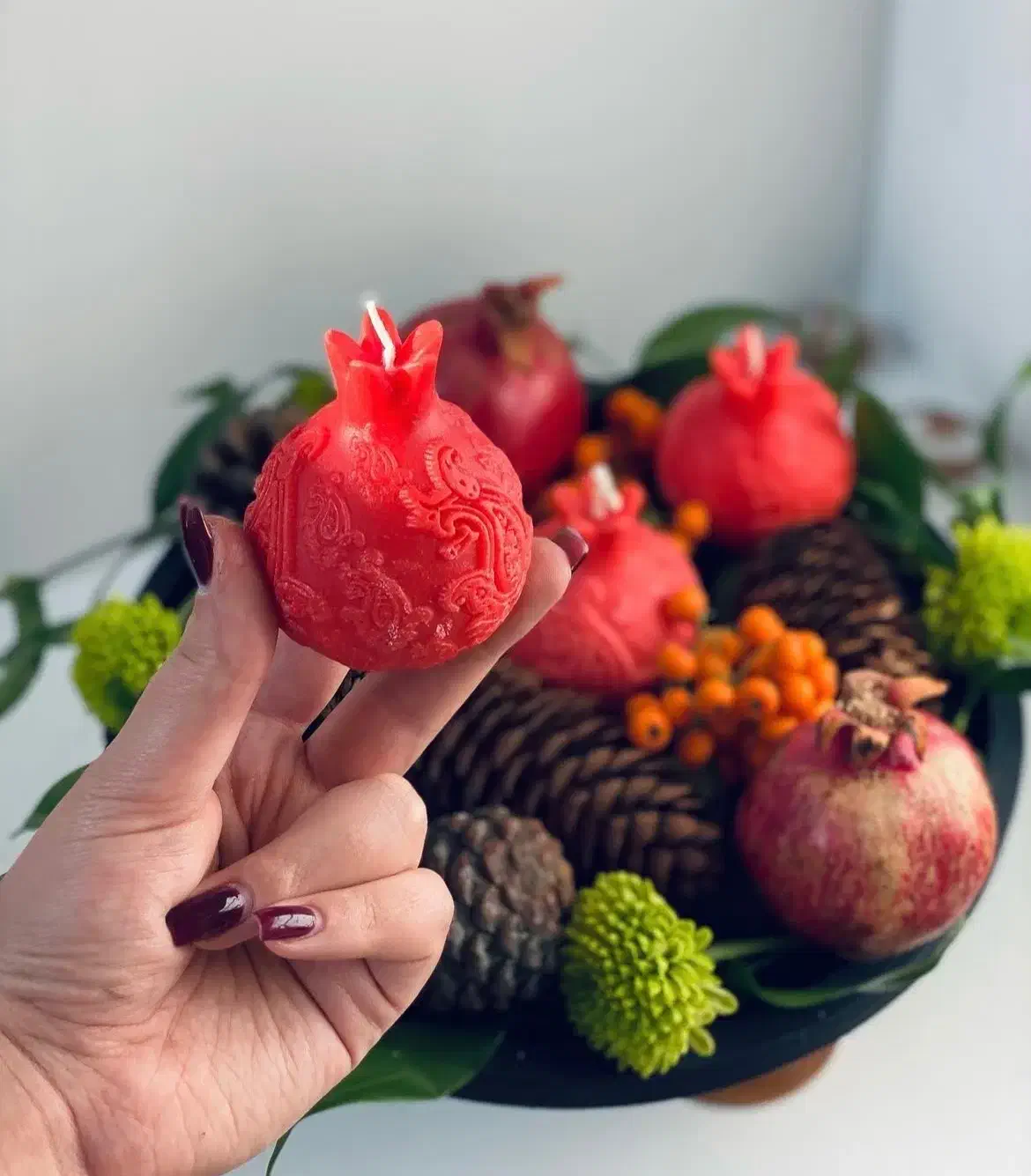 شمع یلدایی قیمت مناسب|صنایع دستی و سایر لوازم تزئینی|شهریار, شهریار|دیوار