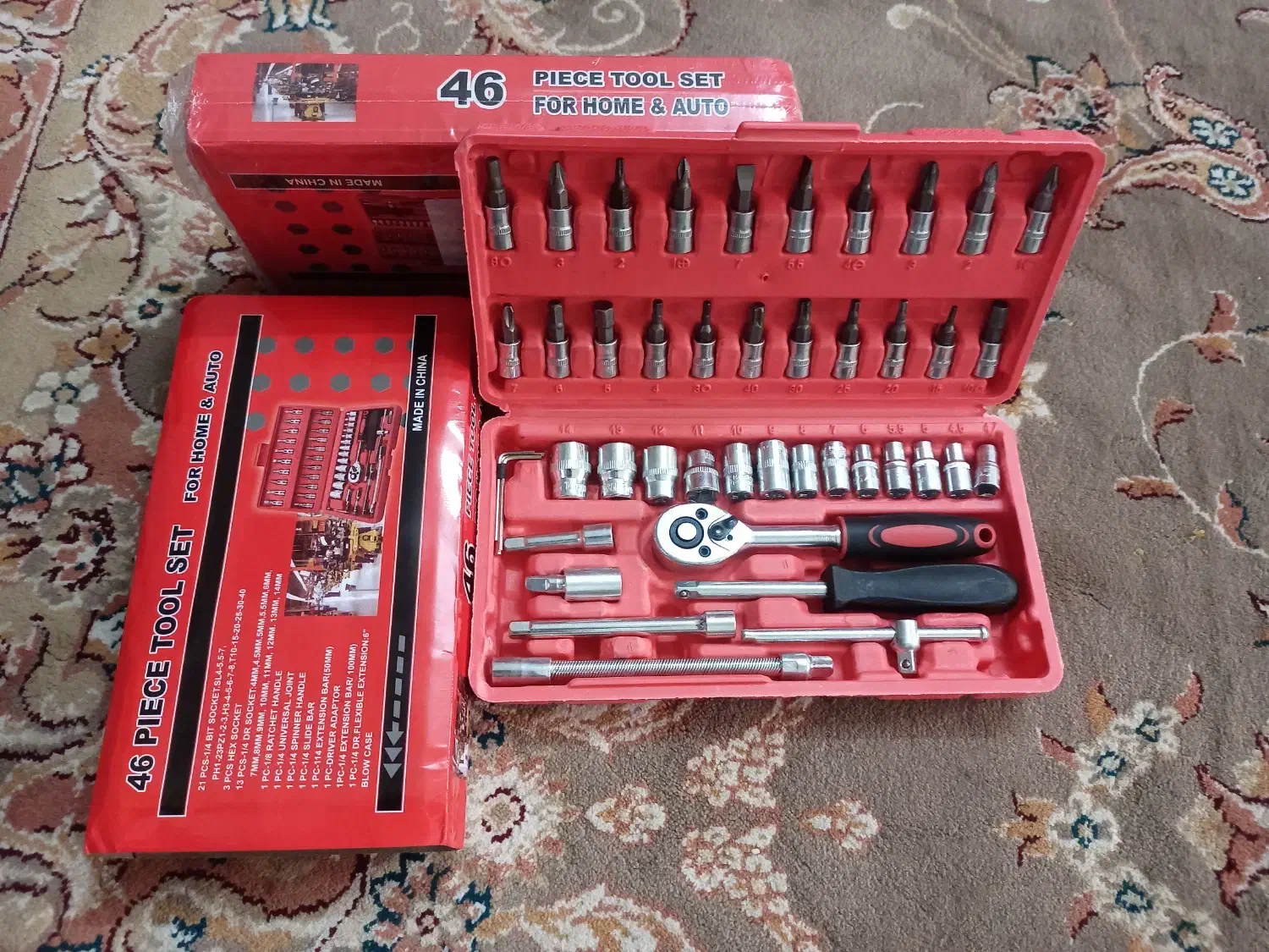 جعبه بوکس 46 تایی تعداد محدود|ابزارآلات|مشهد, رده|دیوار