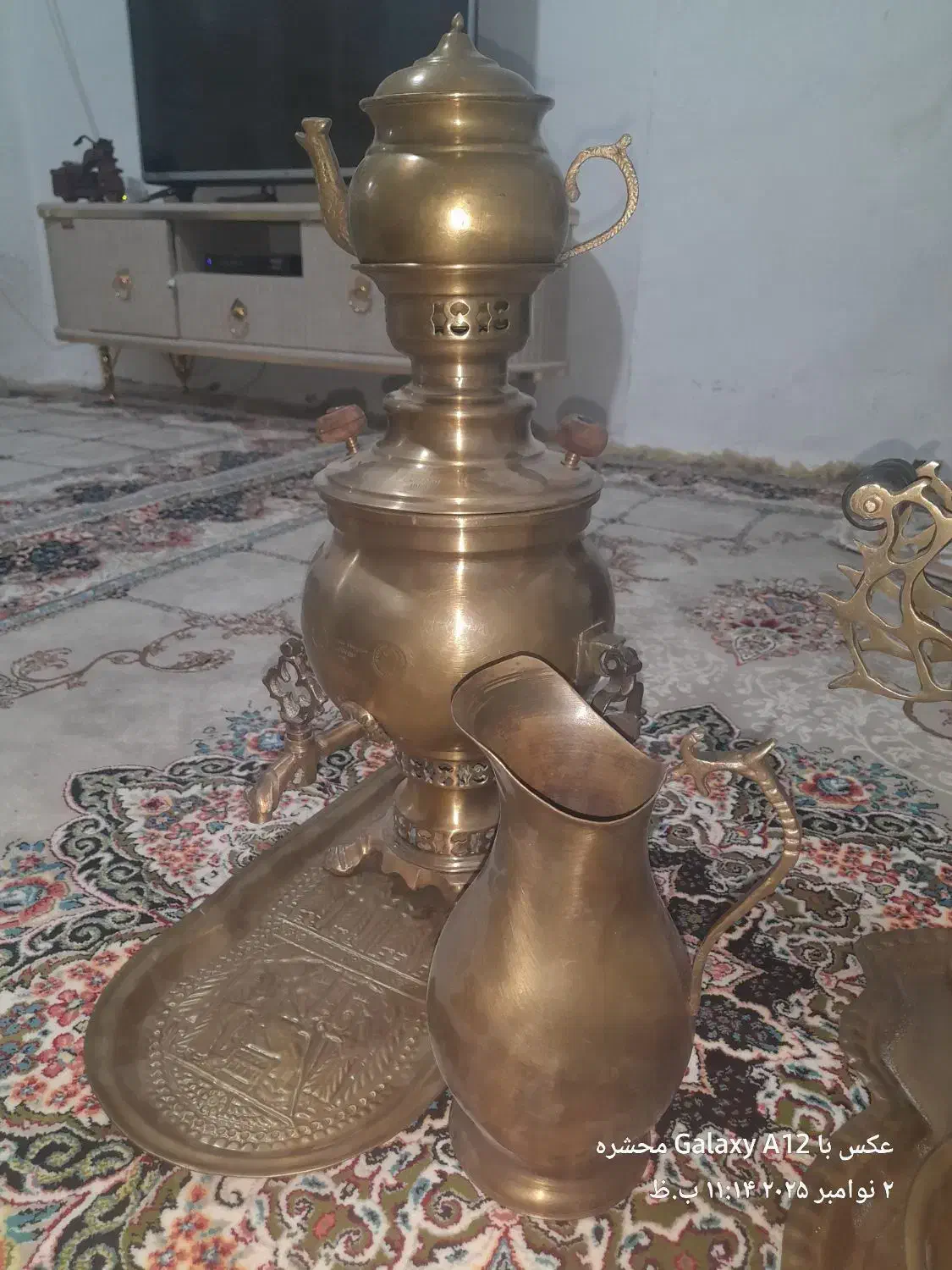 سماورزغالی|کلکسیون اشیاء عتیقه|کرمانشاه, |دیوار