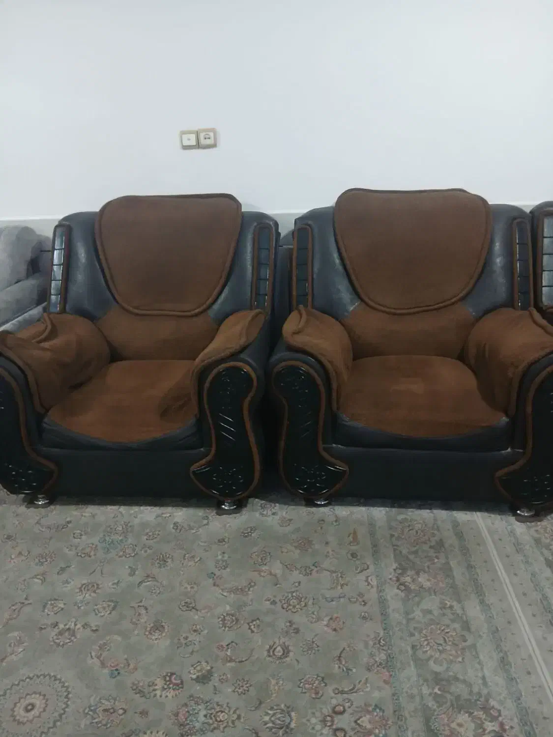 مبل 7نفره ساعت ایستاده|مبلمان خانگی و میز عسلی|دورود, |دیوار